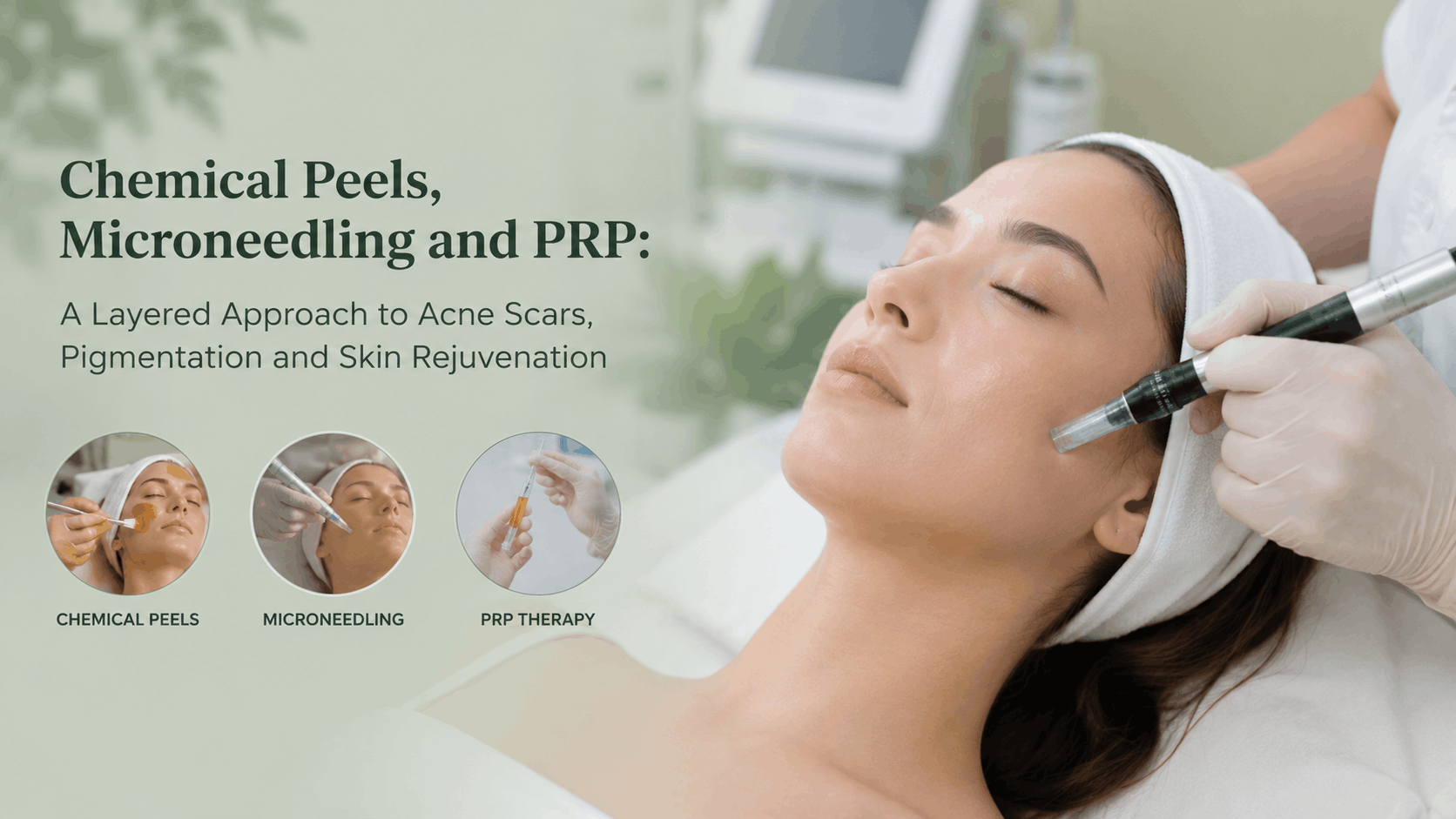 Chemical peels, microneedling and PRP guide